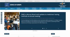 Desktop Screenshot of edqm.eu